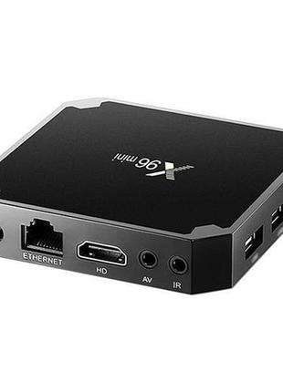 Приставка smart tv box x96 mini 2/16 гб на android 9 0, смарт-тв приставка або медіаплеєр hd.7 фото
