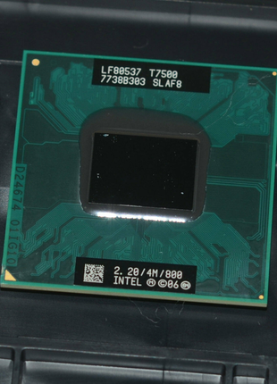 Intel core 2 duo t7500 2,2 ghz. процесор для ноутбука. socket p