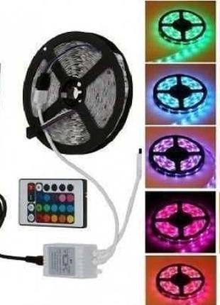 Світодіодна стрічка rgb, светодиодная led лента 5050 rgb на 5м