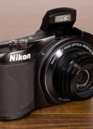 Фотоапарат nikon coolpix l610 black б/у відмінний стан