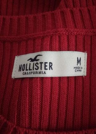Джемпер свитер водолазка рубчик hollister3 фото