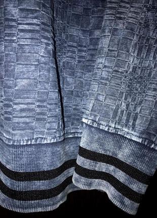 Котоновый джемпер (джинс) fibak турция