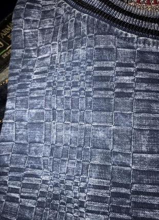 Котоновый джемпер (джинс) fibak турция