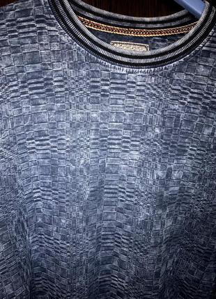 Котоновый джемпер (джинс) fibak турция