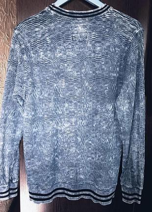 Котоновый джемпер (джинс) fibak турция