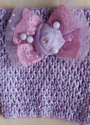 Повязка на голову с бантом