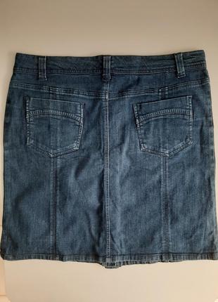 Юбка джинсовая на пуговицах размер  162 фото