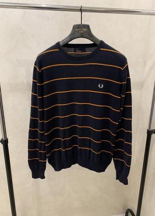 Свитер джемпер свитшот fred perry темно синий