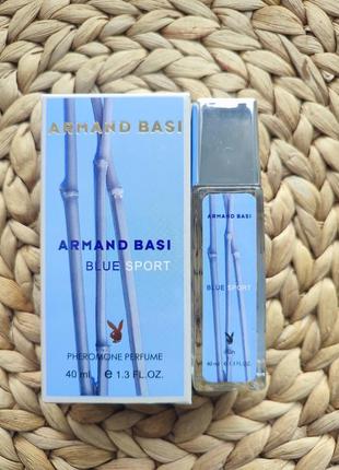 Папфуми armand basi blue sport pheromone parfum чоловічий 40 мл