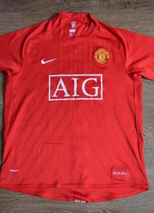 Футбольна футболка manchester united # 7 ronaldo home 2007-2008 nike размер:m