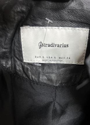 Шкіряна куртка stradivarius7 фото