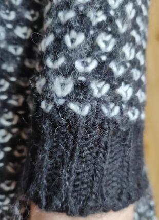 Фирменный вязаный шерстяной свитер, кофта, шерсть, мохер, акрил5 фото