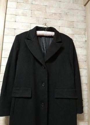 Длинное классическое  пальто из натуральной шерсти3 фото