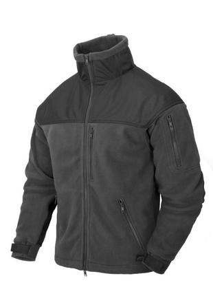 Тактичний флісова кофта helikon-tex® jacket (олива, койот, сіра)3 фото