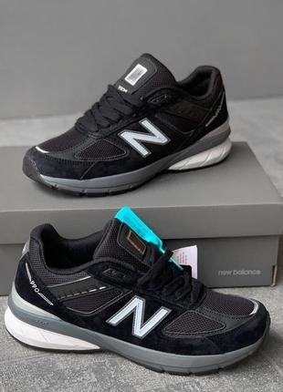 New balance 990v5 black3 фото