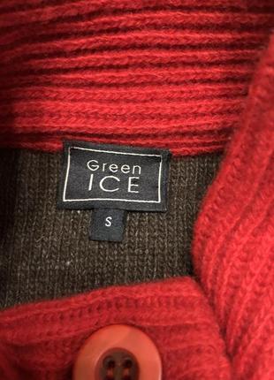 Кардиган под шею, карманы , green ice , бельгия , оригинал7 фото