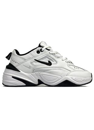 Nike m2k tekno white black1 фото