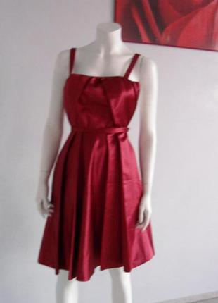 Корсетное нарядное платье moschino марсала р 42-44 оригинал