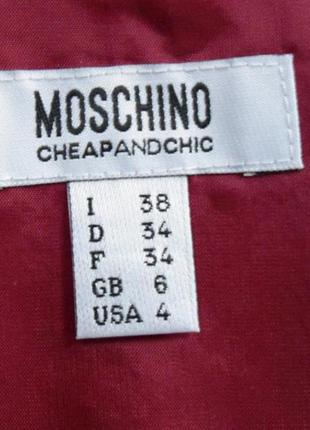 Корсетна ошатне плаття moschino марсала р 42-44 оригінал4 фото