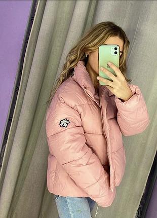 Куртка демисезон /зима зефирка оверсайз