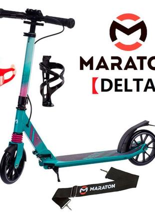 Самокат maraton delta 2020 + led-ліхтарик3 фото