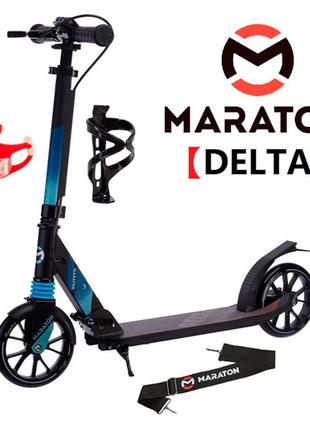 Самокат maraton delta 2020 + led-ліхтарик5 фото