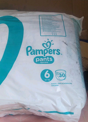 Підгузники-трусики pampers premium care 6