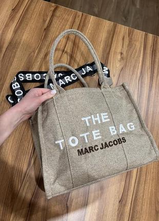 The tote bag mark jacobs текстильная сумка