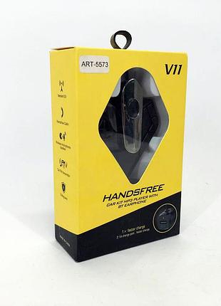 Трансмиттер fm v11 bt с bluetooth гарнитурой модулятор 9