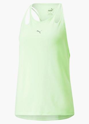 Майка puma run cloudspun tank top green 523270-343 фото