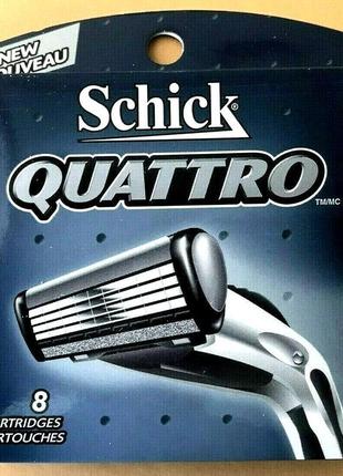 Schick quattro 8 cartridges (оригінал, germany).