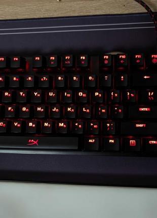 Механічна клавіатура hyperx alloy fps pro (cherry mx red)