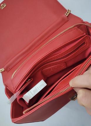Фірмова шкіряна сумка через плече valentino9 фото