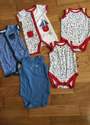 Mothercare, набір бодіки/маєчки, 0-3 міс