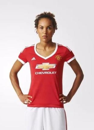 Бомбова оригінальна футболка adidas manchester united woman, made in vietnam2 фото