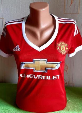 Бомбова оригінальна футболка adidas manchester united woman, made in vietnam5 фото