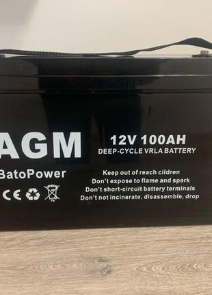 Акумулятор agm 100ah