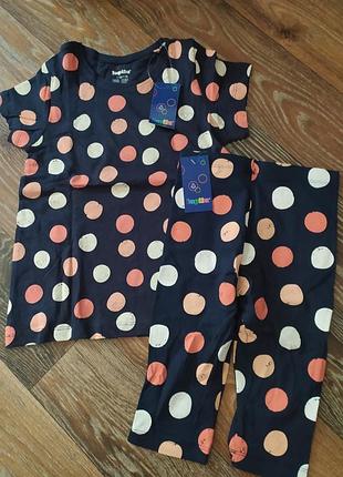 Комплект футболка+бриджи lupilu на 4-6 лет