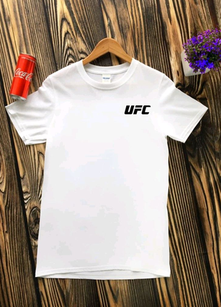 Футболка ufc (біла)1 фото