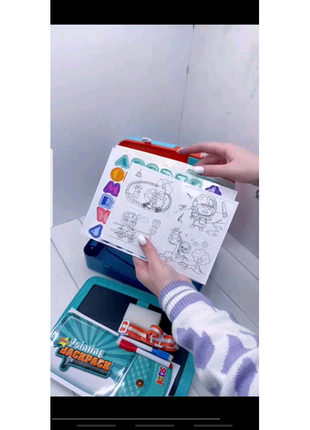 Дитячий набір для малювання backpack packing2 фото