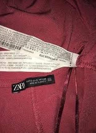 Zara платье миди с эластичным поясом 10