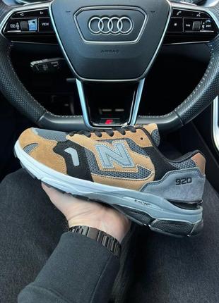 Чоловічі кросівки new balance 920 black gray brown