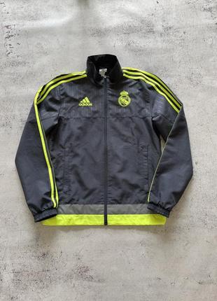 Adidas real madrid fc,мужская спортивная,футбольная куртка,оригинал,размер s-xs2 фото