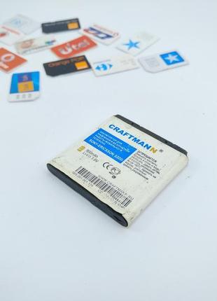 Акб сraftmann bst-38 для sony ericsson k850 r300 r306 s312i s500i