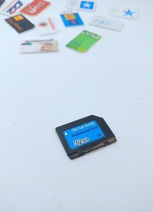 Флешка / карта памяти renesas multimedia card 32mb rs-mmc