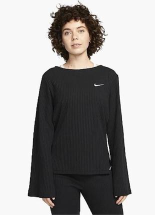 Кофта nike w nsw rib jrsy ls top2 фото