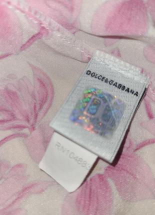 Шовкова майка dolce&gabbana, шовк4 фото