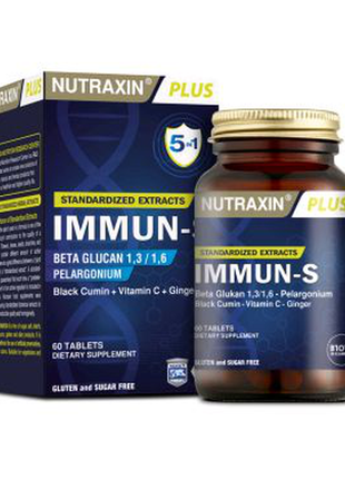 Дієтична добавка immun-s nutraxin, 60 таблеток