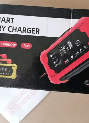 Зарядное устройство для автомобильных и мото акб 12 v 6 a, smart