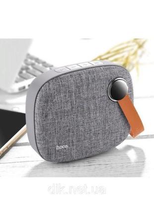 Портативна колонка hoco bs8 bluetooth speaker gray + подарунок!